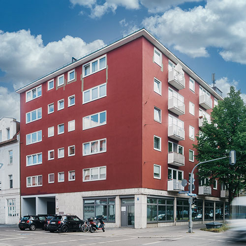 Praxisgebäude von außen – Hausarzt München